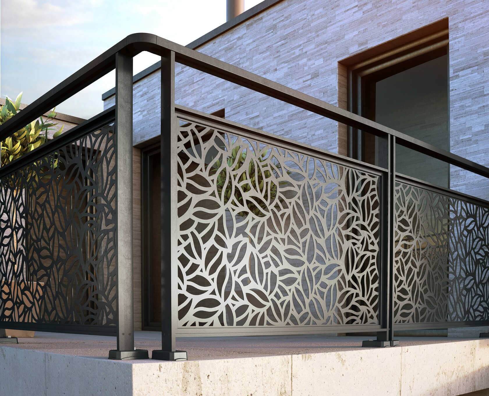 installation garde-corps aluminium SAINT GERMAIN DE LUSIGNAN